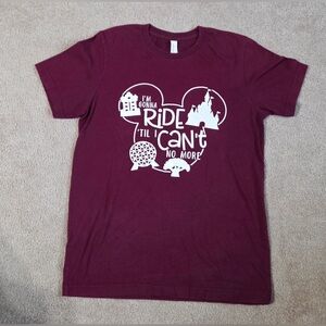 Women’s Size Medium Disney T-Shirt Burgundy